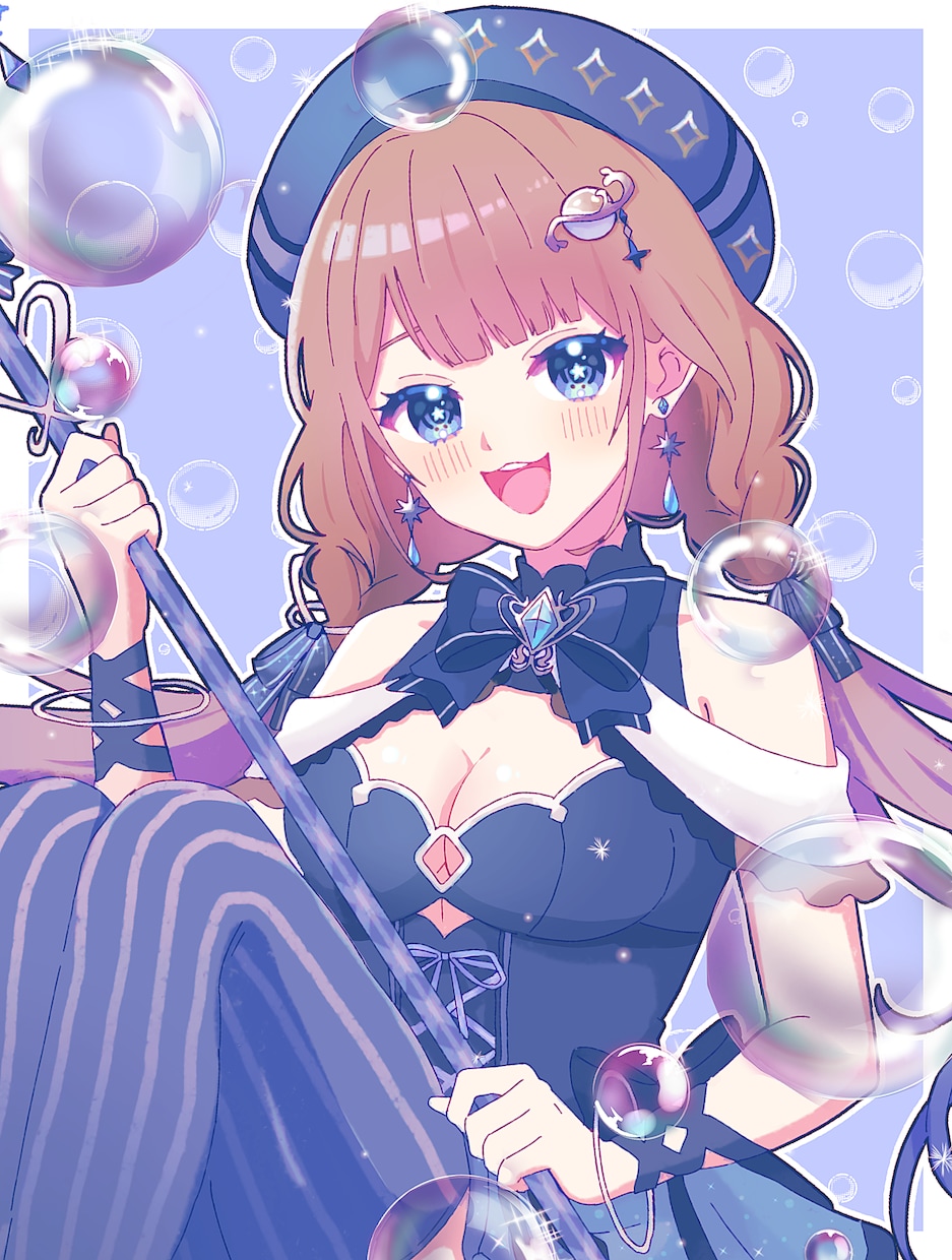 キラキラした瞳が魅力！可愛すぎるイラスト描きます ちょー絶cuteな美少女得意です！ イメージ4