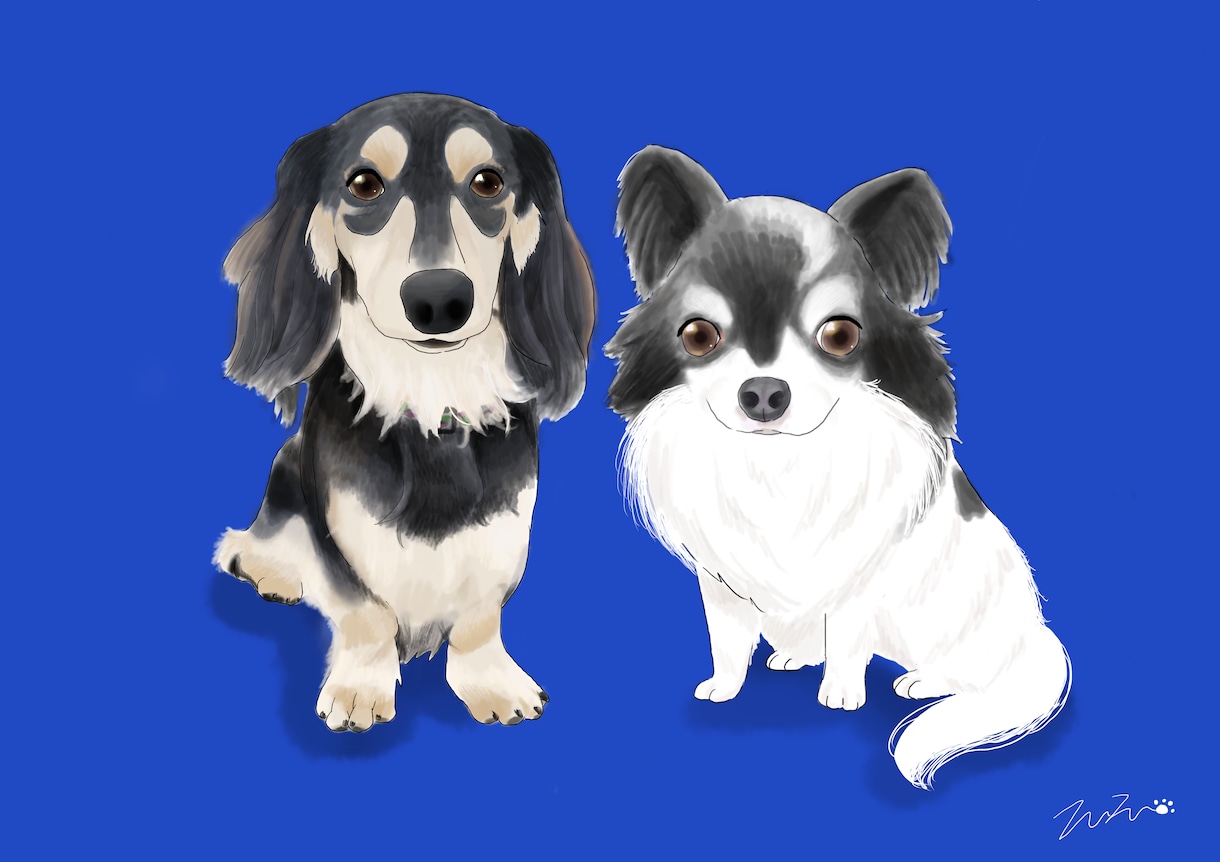 ウチの子イラスト描きます 大切なペットのイラストを描かせてください！【模写】 イメージ6