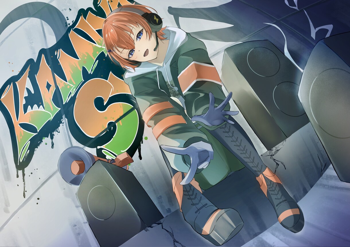 雰囲気重視！バチバチに映える⚡️一枚絵制作します VTuber様、配信者様向け！サムネ･一枚絵・グッズ対応！ イメージ3