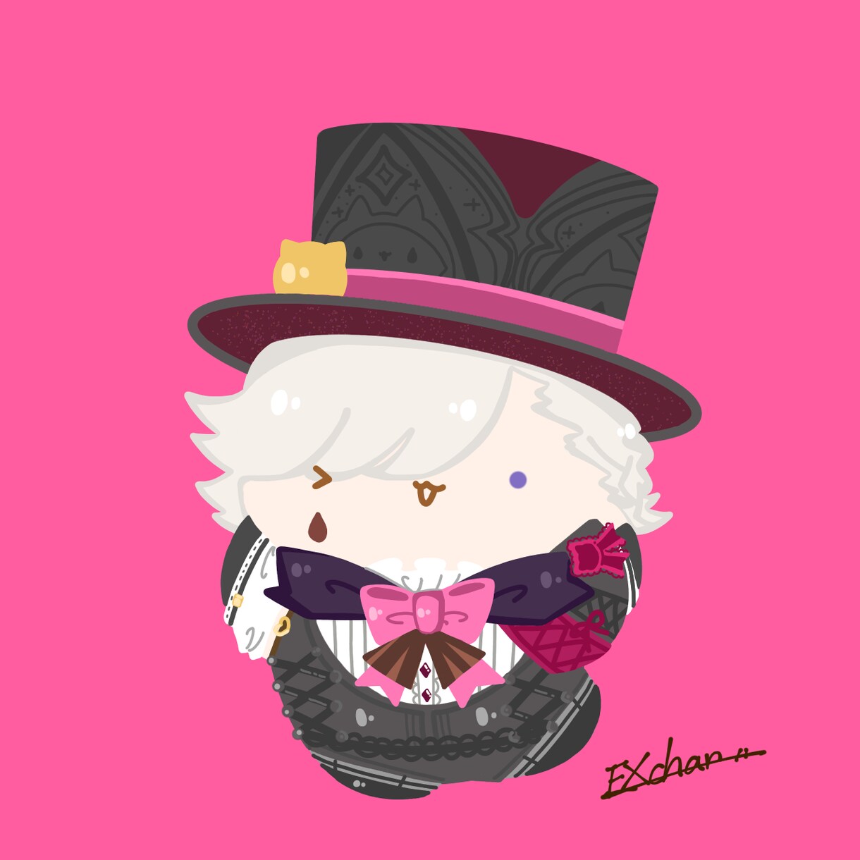 韓国風のかわいいミニキャライラストを描きます 韓国に行き何度も研究したゆるかわデフォルメイラストです。 イメージ1
