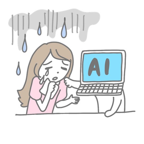 商用可｜女性ビジネス図解イラスト5点提供します プレゼン・記事の時短に！感情・トラブル表現のシンプル素材 イメージ5