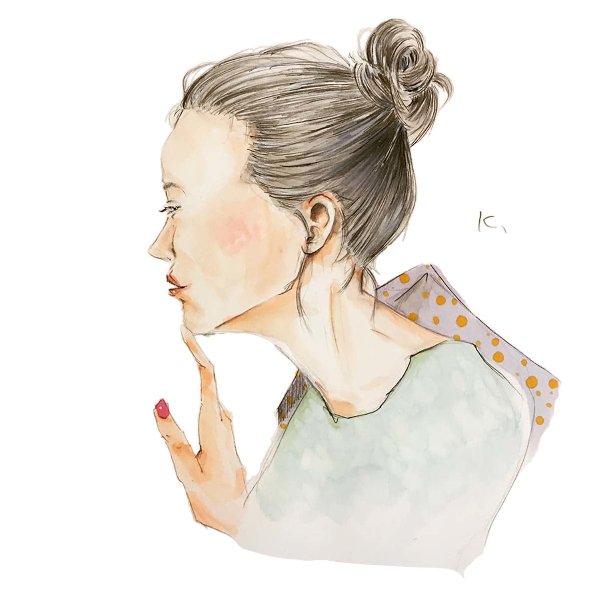 水彩風手書き似顔絵描きます 大切な人へのプレゼントや記念にいかがですか イメージ3