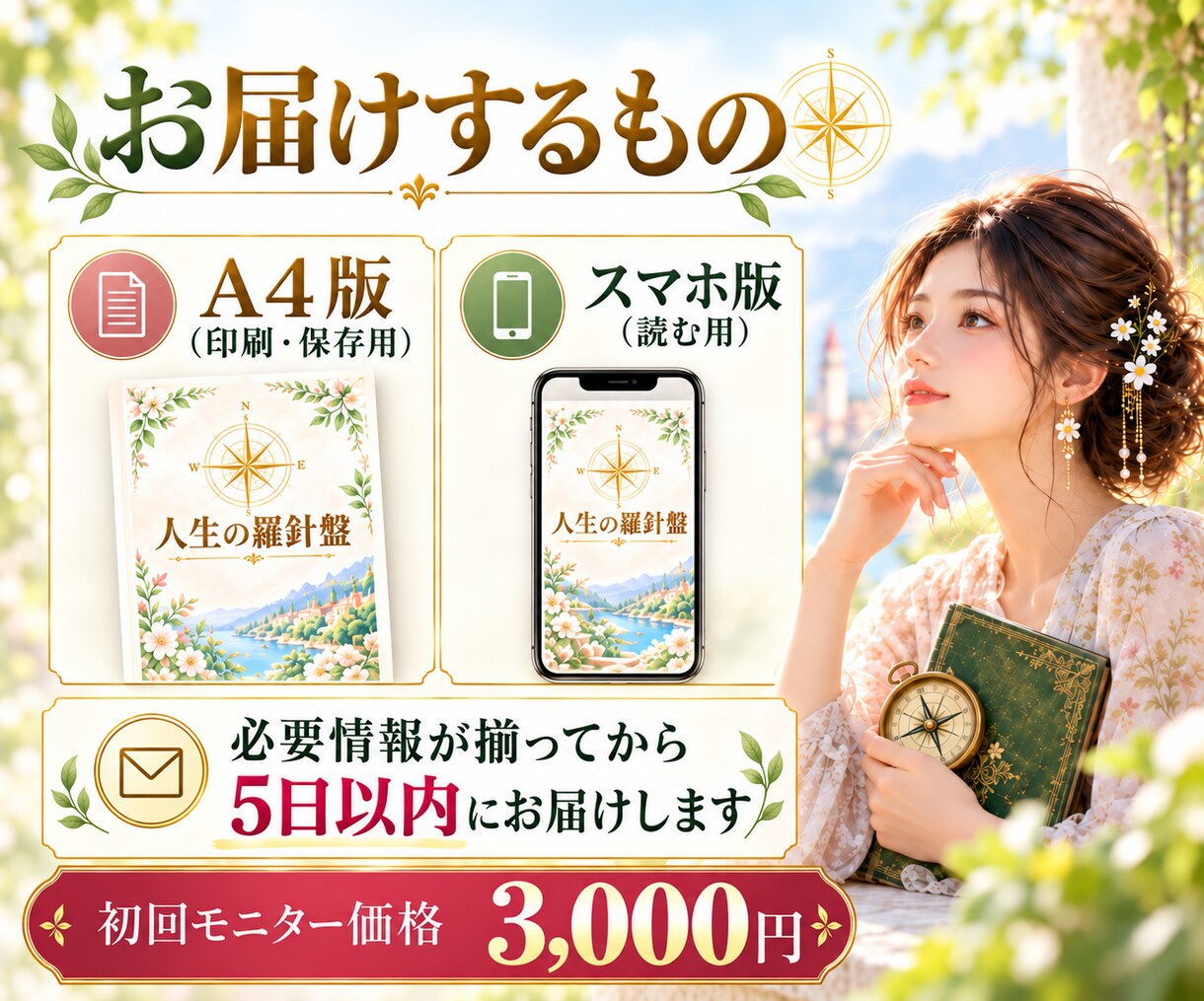 4占術であなたの本質・強み・適職を読み解きます 強み・弱み・適性を知り、自分らしい選択のヒントに イメージ4