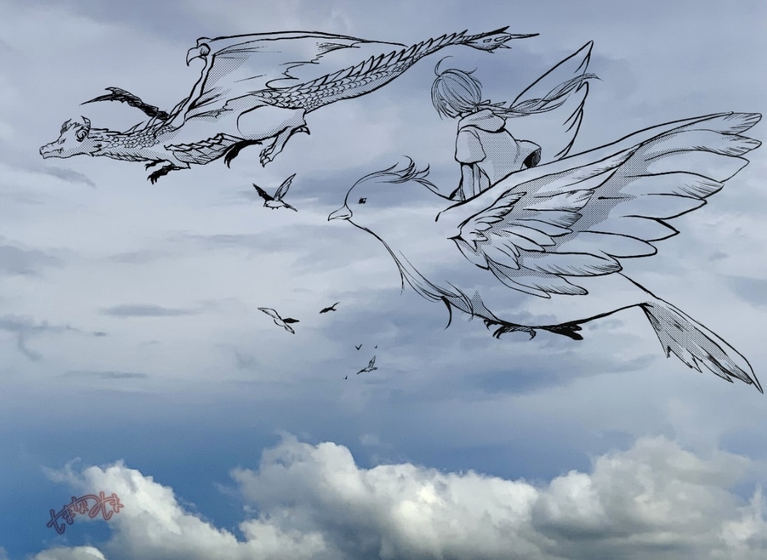 エモい写真にします お気に入りの写真にファンタジー溢れる絵を描きます イメージ4