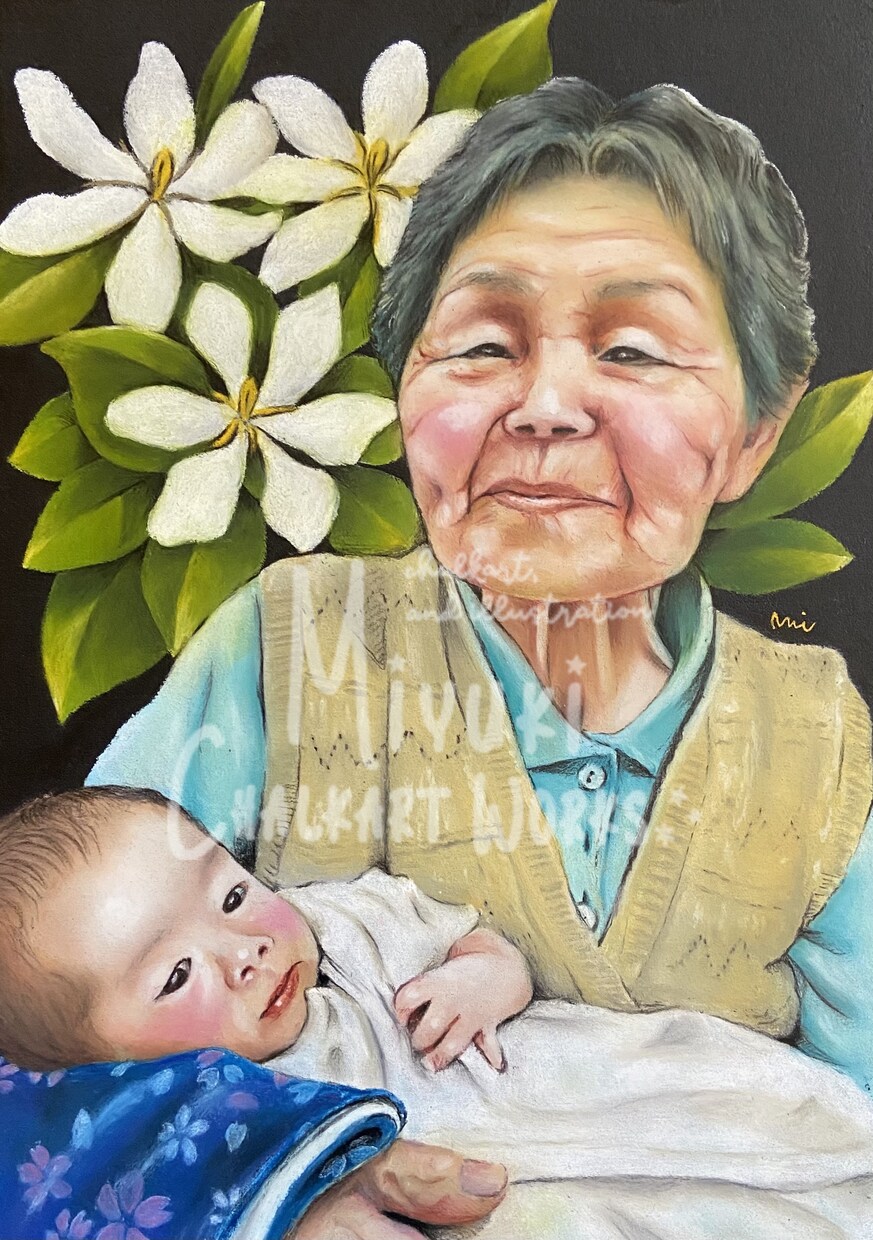 ウェルカムボードやお祝い用に似顔絵をお描きします 大切な人との時間を色鮮やかなチョークアートで♡ イメージ5
