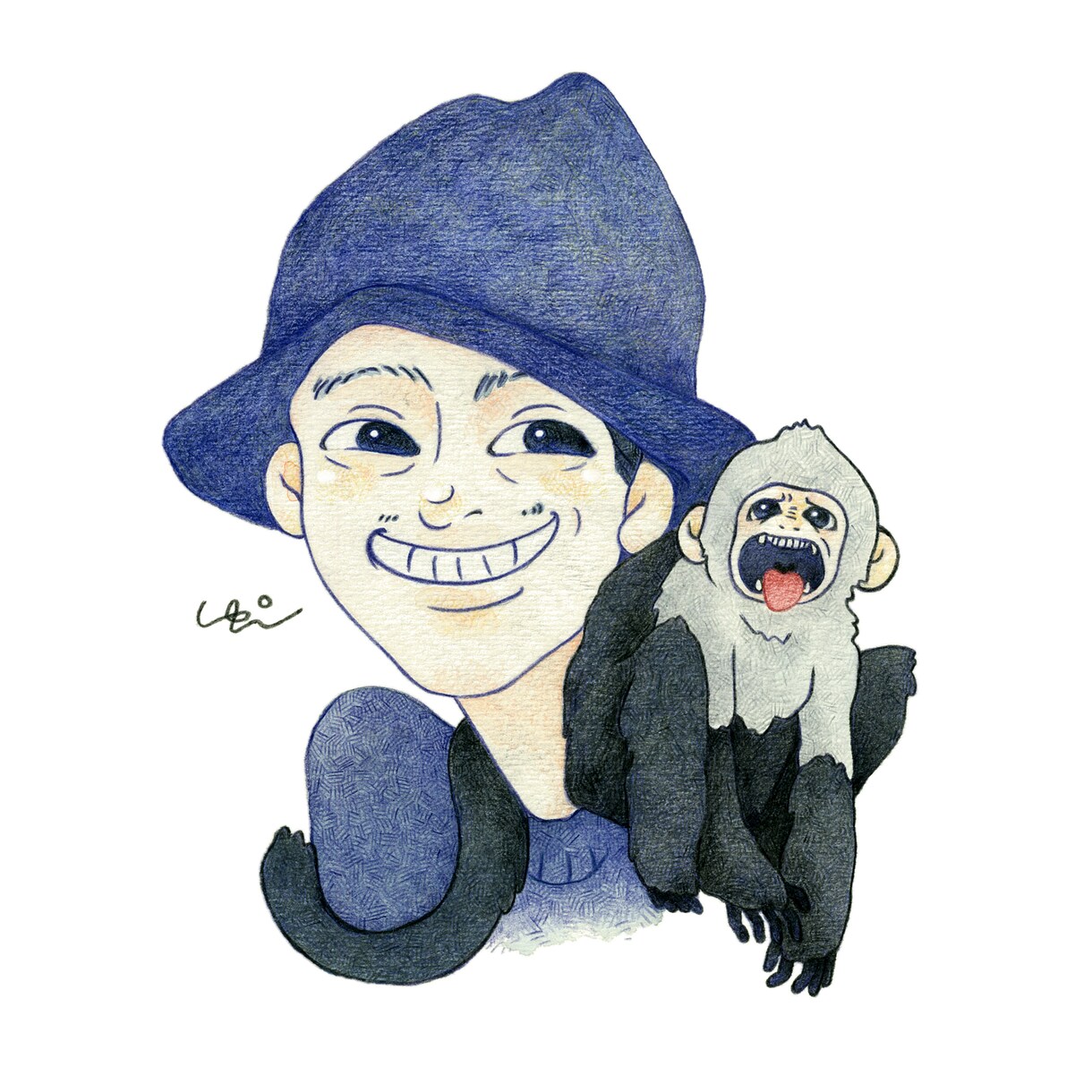 似顔絵｜とびきりかわいくおえかきします 用途・ご希望のテイストなどお気軽にご相談くださいませ イメージ2