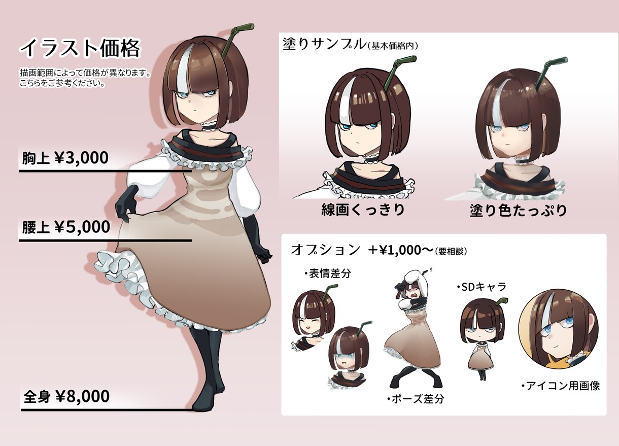 TRPG用立ち絵制作します PC、NPC、モンスターも！キャラクターイラスト承ります イメージ2