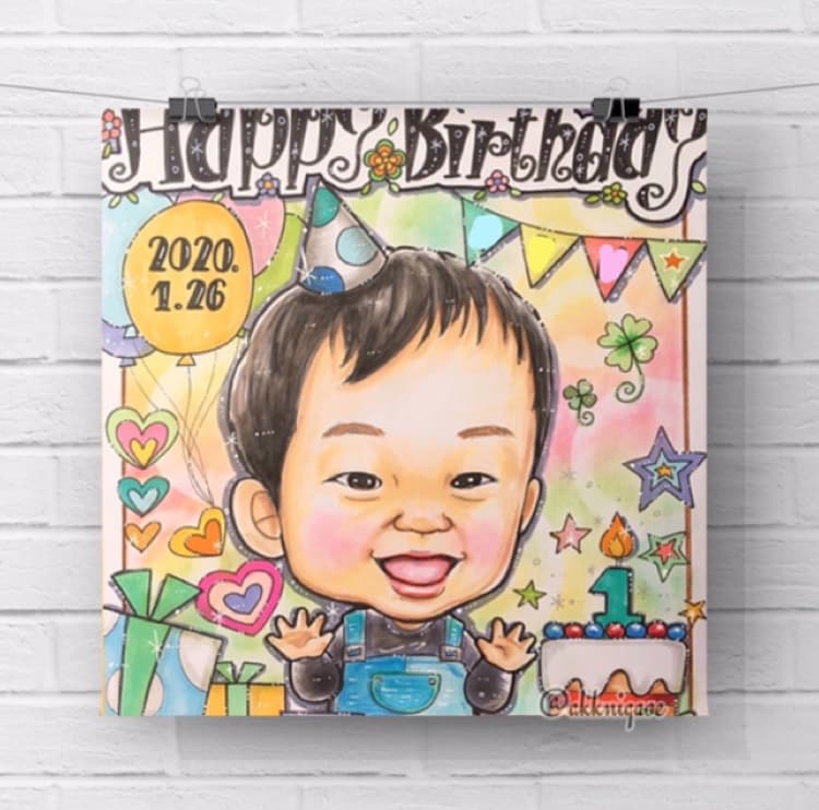 あたたか〜い☆リアル可愛い☆手描き似顔絵描きます ★基本のタッチ似顔絵(◎希望込みプラン) イメージ4