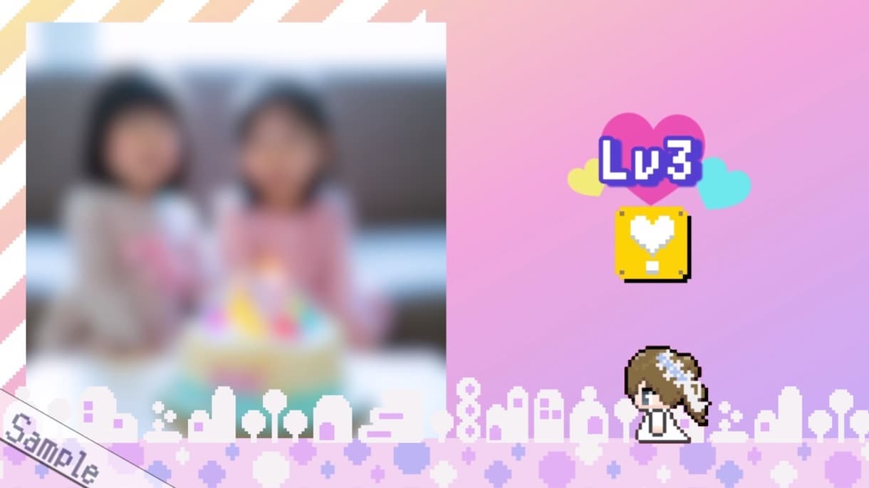 ゲーム風 結婚式オープニングムービー作ります 可愛いドット絵でウェディングムービーを作ります！格安 短納期 イメージ3