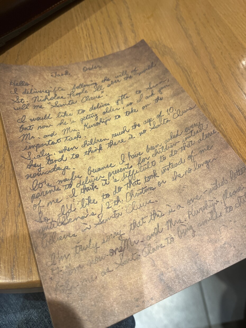 クリスマスに助かる手紙を書きます サンタさんはいます。パパとママが代行しているだけです。 イメージ1