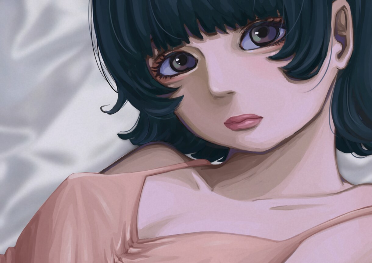 印象に残る魅力的なアイコン・イラスト描きます 大人っぽい！SNSや配信活動で覚えられやすい！背景や1枚絵◎ イメージ2