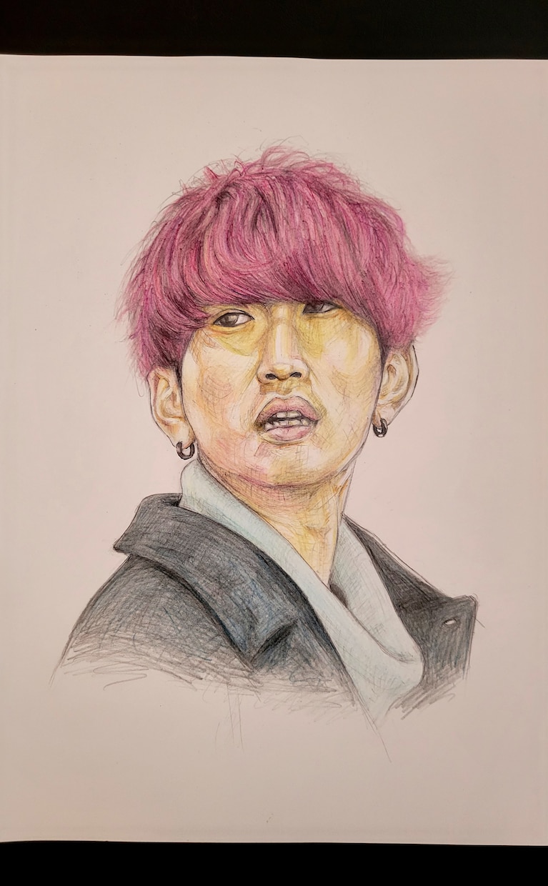 リアルタッチのアナログ似顔絵描きます 独特なタッチでシンプルにおしゃれ！！ イメージ4