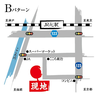 あなたが手書きした地図をキレイにデータ化します 印刷会社勤務の現役デザイナーが作成いたします。地図以外も可 イメージ2