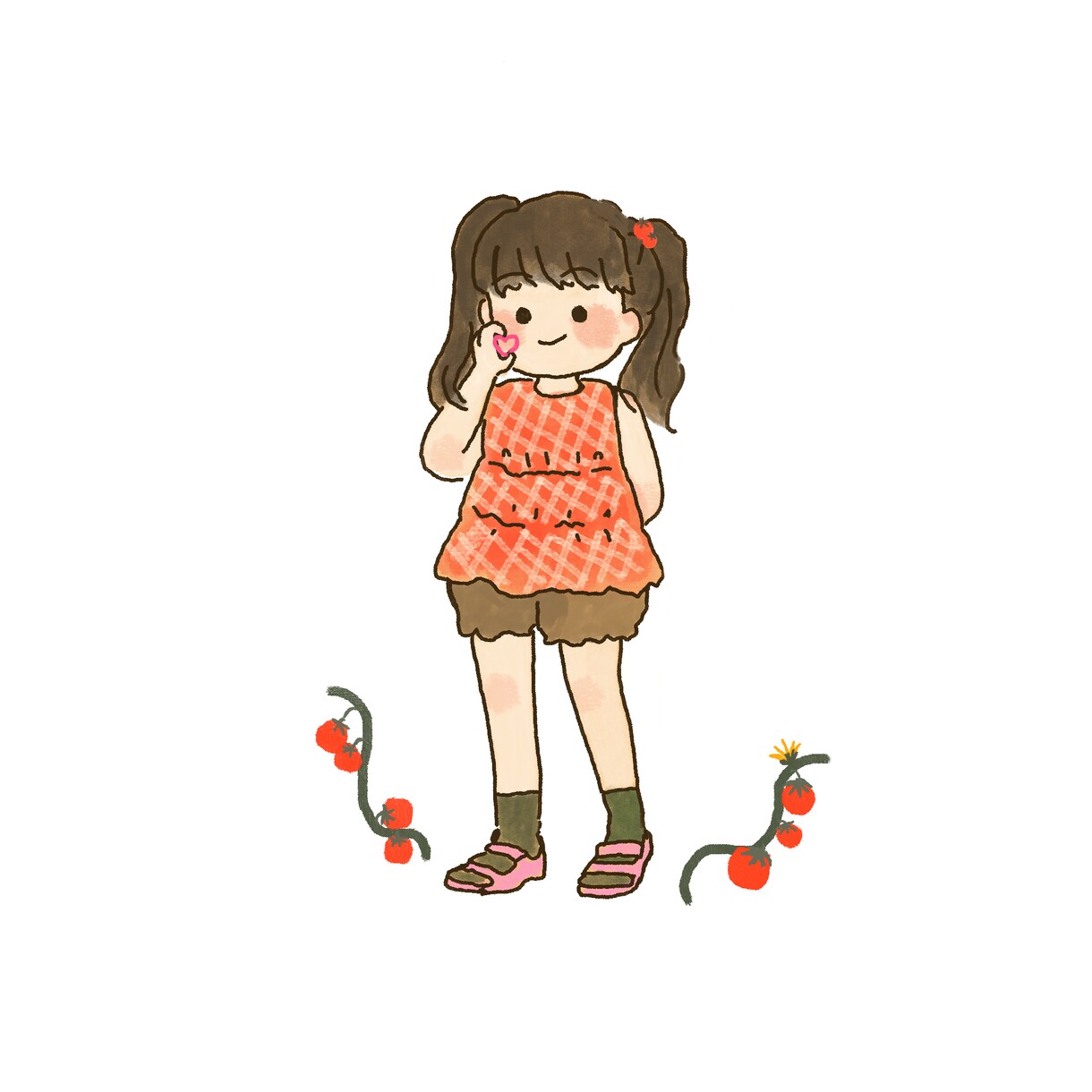シンプルで可愛いイラストを作成します シンプルでかわいいイラストを作成いたします☺️ イメージ3