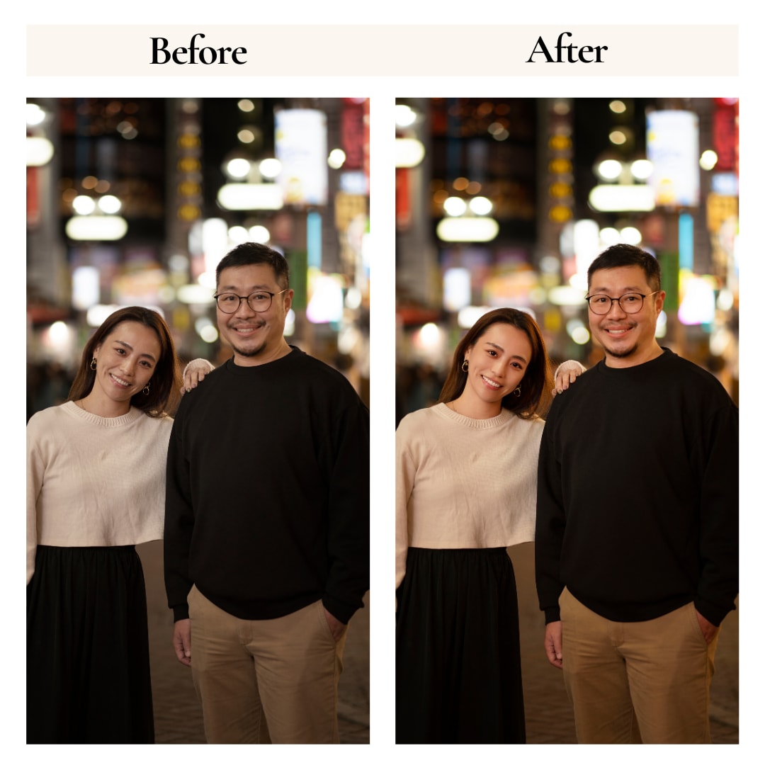 レタッチのプロが人物写真を綺麗に修正します 修正・合成・加工等何でも受け付けます イメージ3