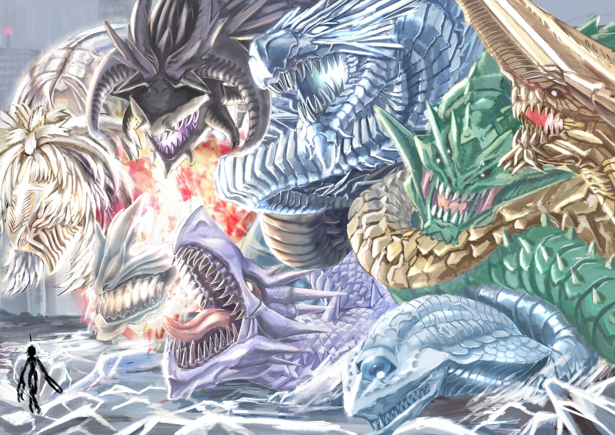 クリーチャー・モンスターイラストのデザインできます ダークファンタジー、クトゥルフ神話TRPGに登場する化物 イメージ6