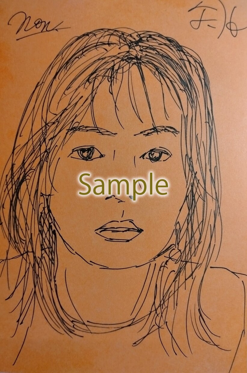 似顔絵・肖像画・デッサンの製作承ります 大切な人の個性を表現。永久保存版の肖像をお手元に。 イメージ3