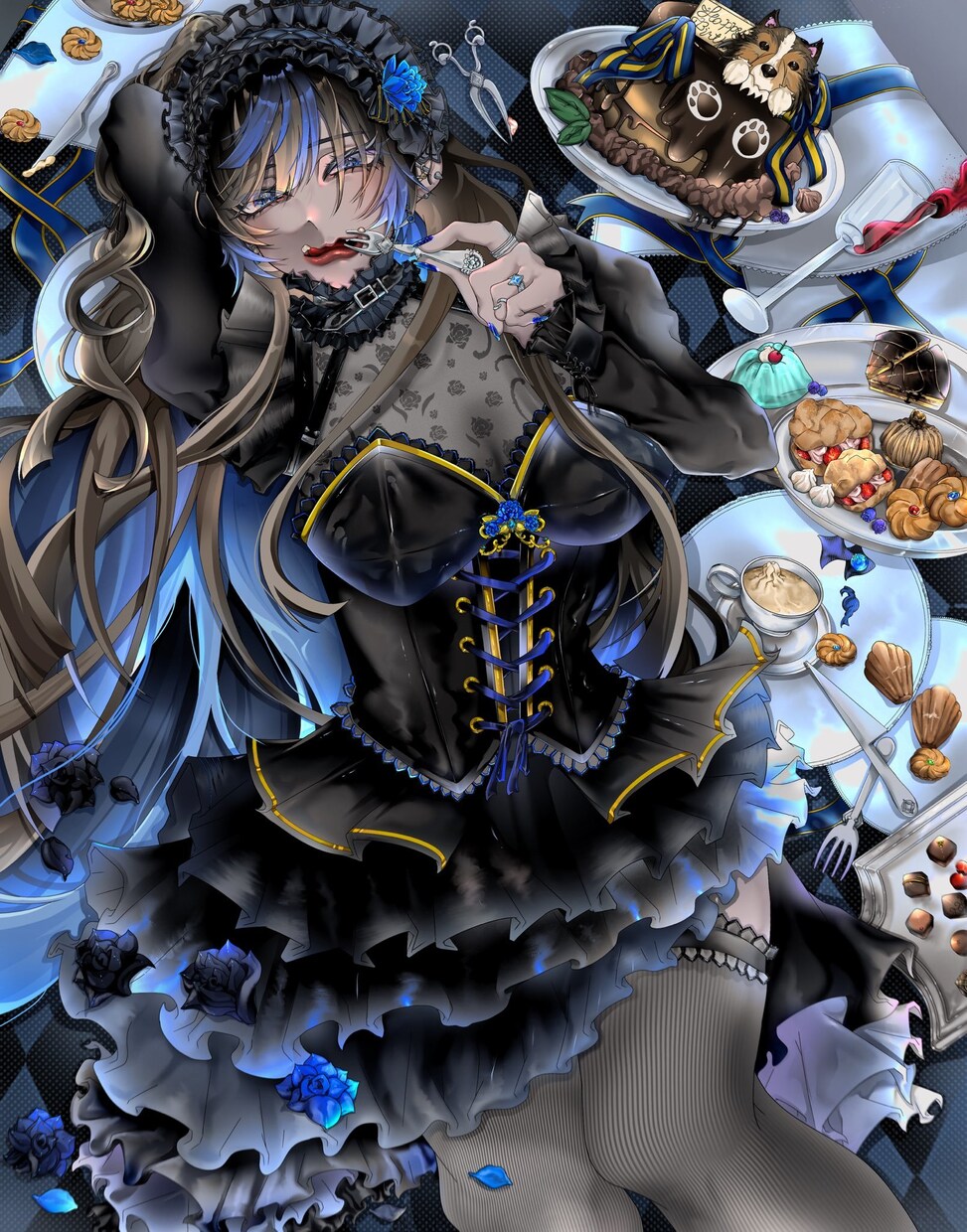 追加料金無し・一枚絵描きます 人物（１名）• 背景込みでの制作です イメージ5