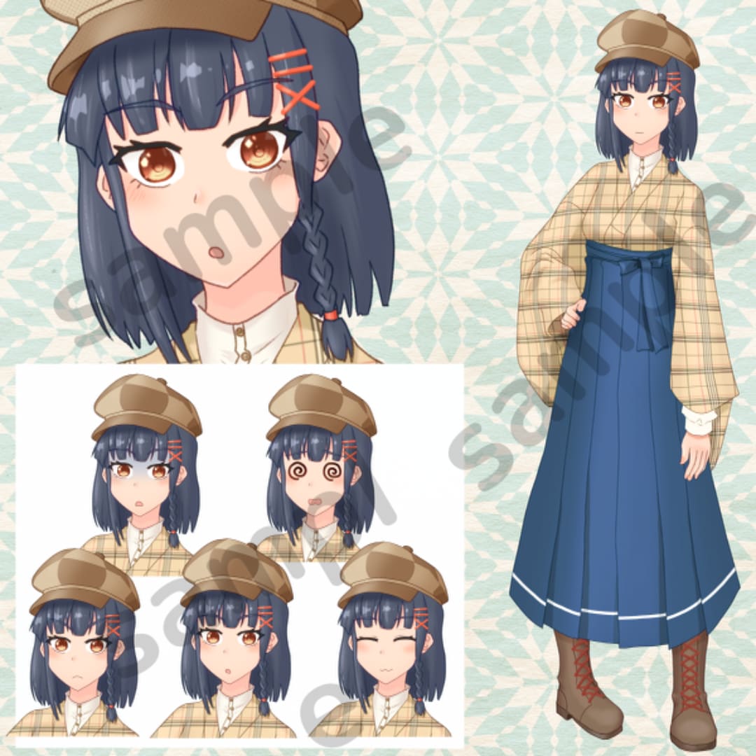 TRPG等立ち絵を描きます いただいたイメージをもとに、キャラ立ち絵を作成します。 イメージ1