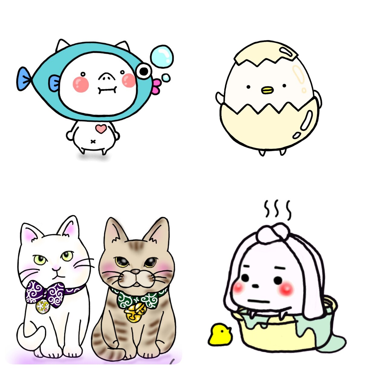 かわいいキャラクターや人物など書きます 人物をキャラクター化したり、イメージのキャラクターなども可！ イメージ3