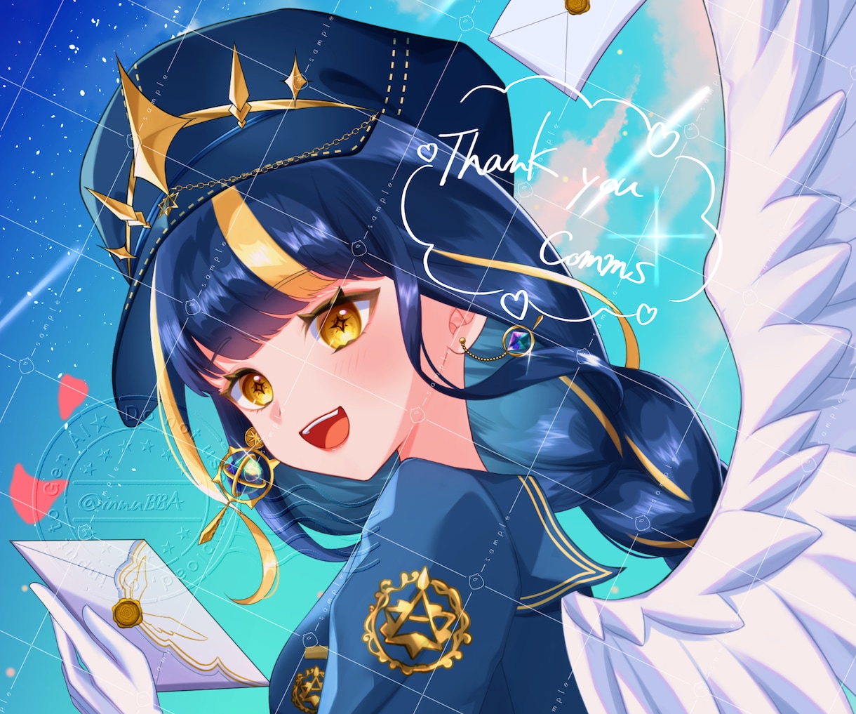 商用込み！イラストを描きます 中性的なお顔が好きな方におすすめです☺️ イメージ1
