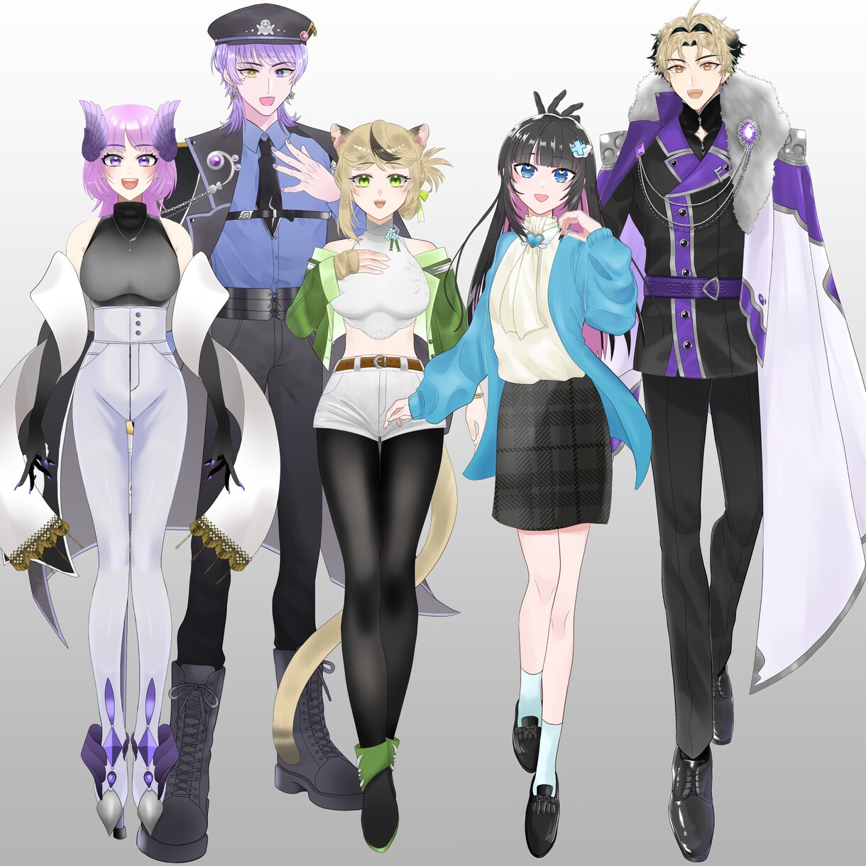 立ち絵制作(TRPG・IRIAM・ゲームなど)ます IRIAMで使える立ち絵など制作します！ イメージ3