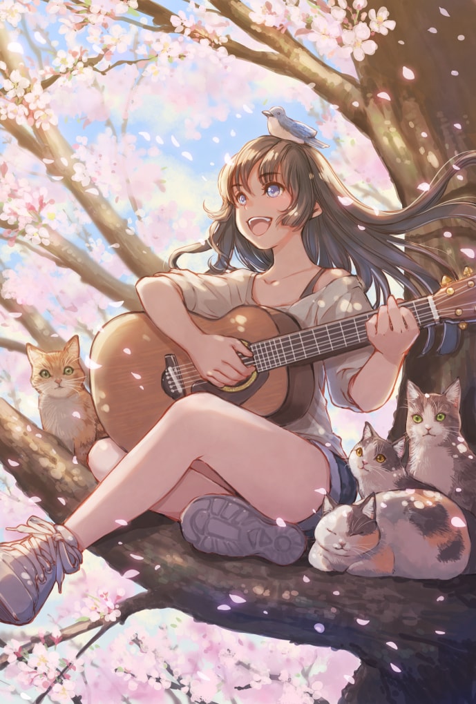 ほんわか可愛い背景付きイラストを描きます ■動物や女の子等の登場する暖かいイラスト■ イメージ10