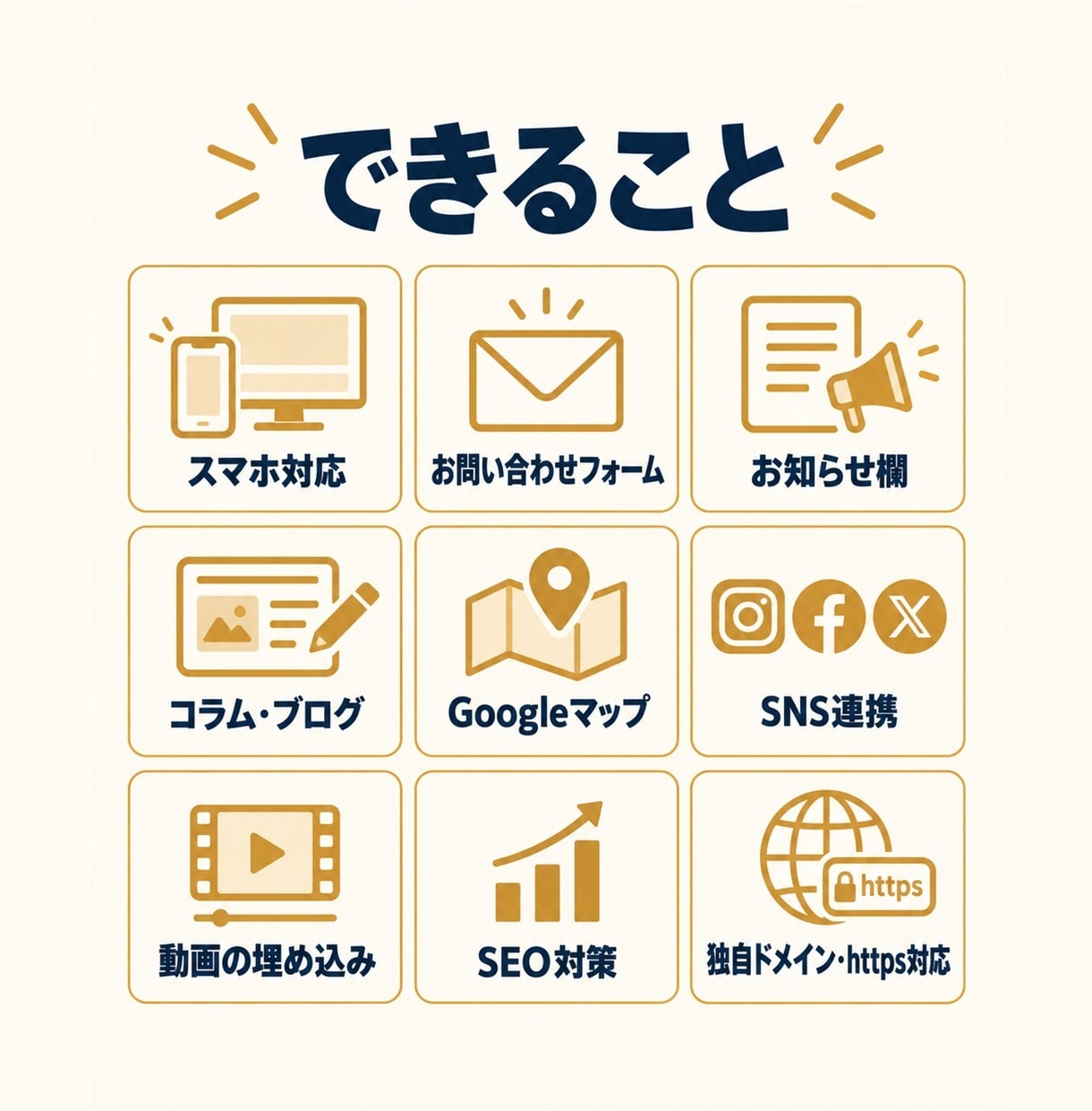 スマホ対応！動くおしゃれなホームページを作ります 制作費15,000円で10ページまで！ドメイン代込みの運用も イメージ6