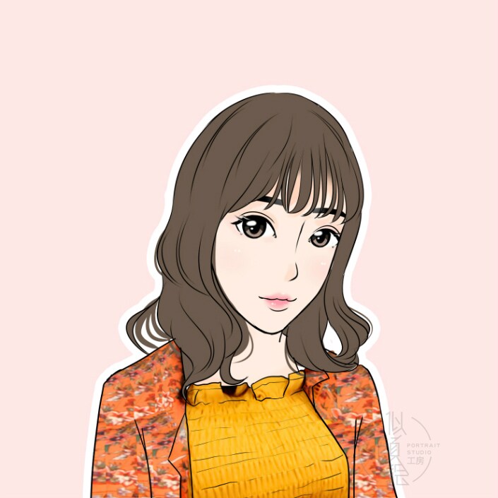 手描き感を残したかわいい似顔絵作成いたしますます 手描き感のあるかわいい似ていなくても良い似顔絵が欲しい方に イメージ2
