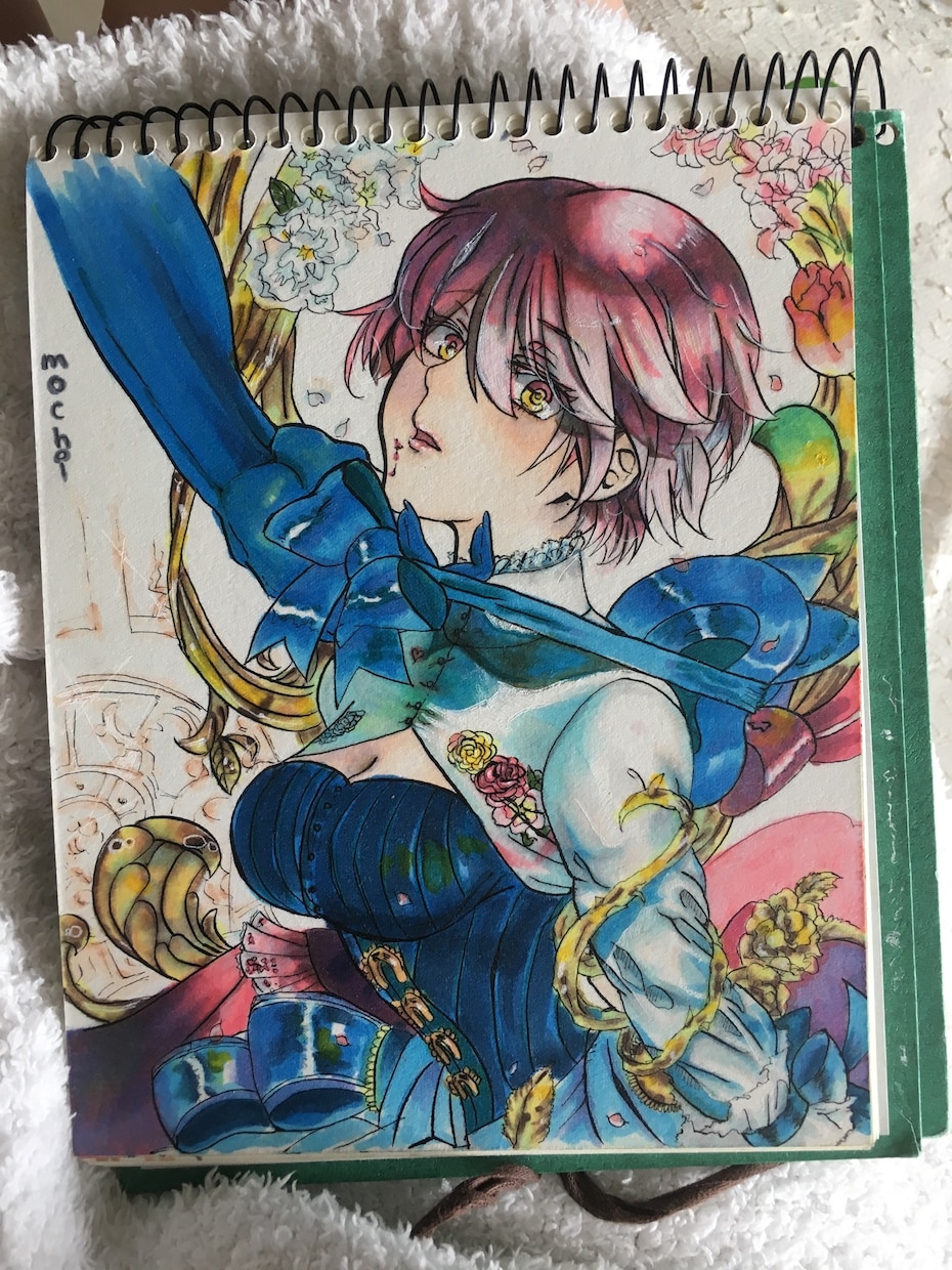 大好きなキャラの画像を部屋飾れるサイズに模写します ゲーム、アニメ、キャラクターをお部屋に飾りたい方 イメージ7