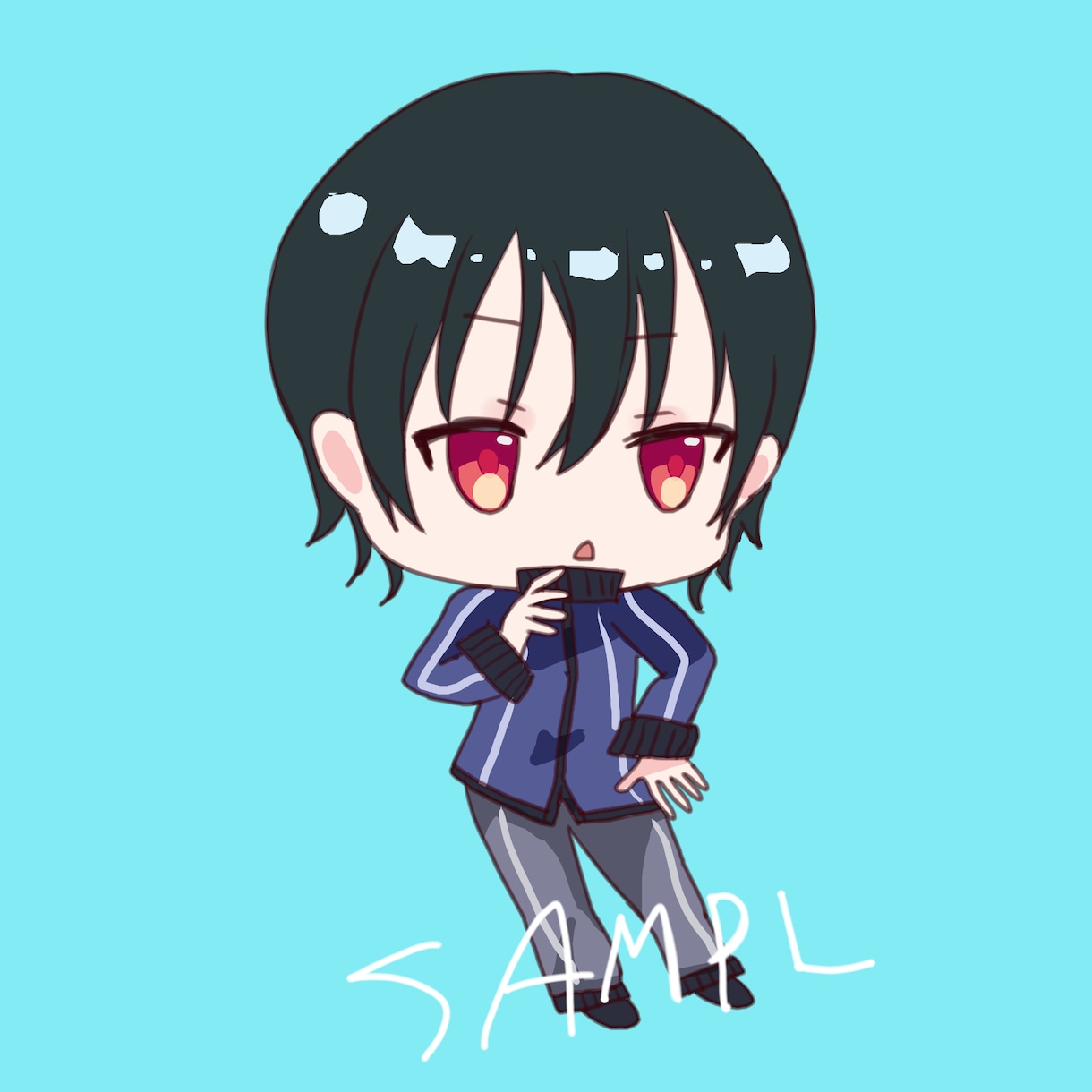 SNSに使える◎かわいい愛されミニキャラ描きます ✨️先着5名様限定！特別価格2000円〜 イメージ10