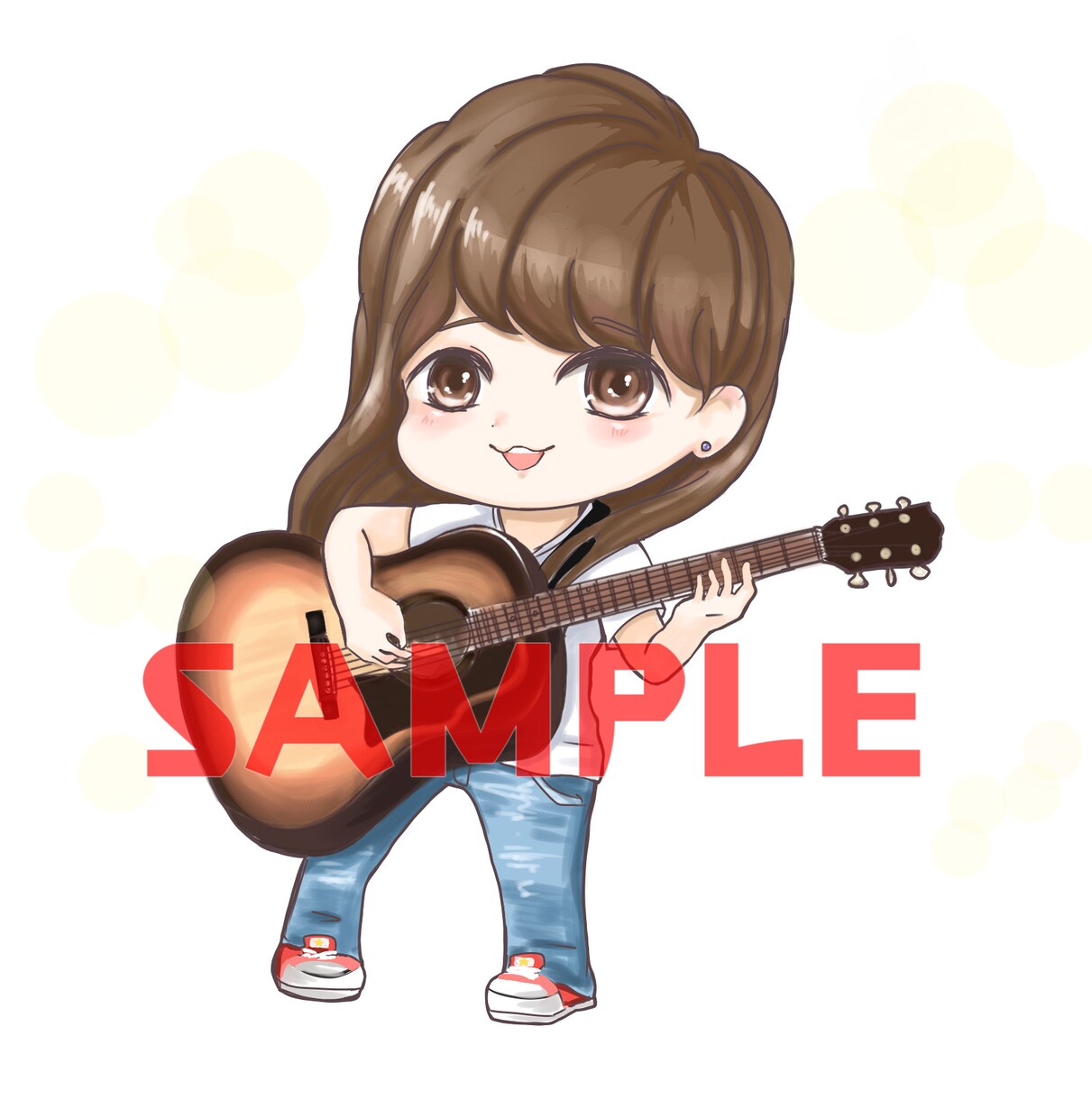 ミニキャラ作成！似顔絵も♪綺麗にかわいく描きます ちびキャライラスト・オリジナルもOK！高品質に仕上げます！ イメージ5