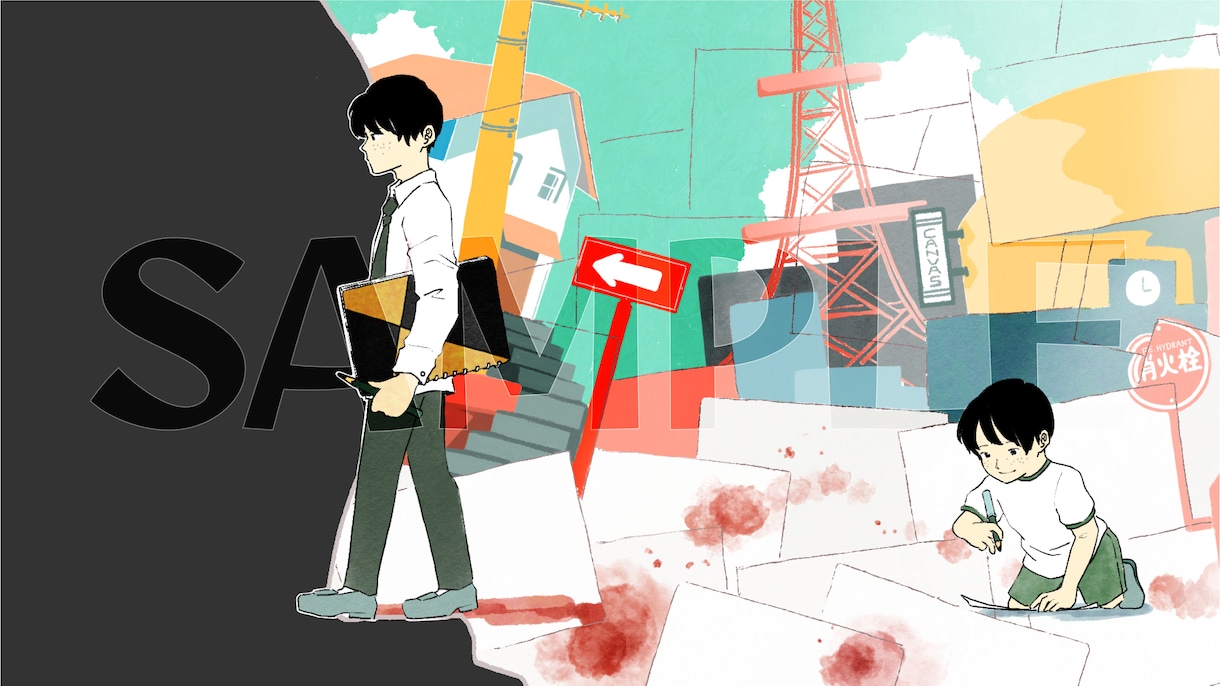 アニメ調でMV背景イラストを描きます MV背景の経験あり。あなたの作風に寄り添ったイラストにします イメージ10