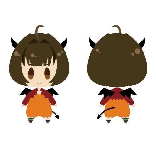 グッズ用イラストの制作します あなたのオリキャラをグッズ向きのイラストにします！ イメージ1