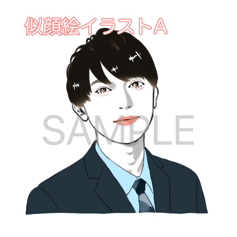 シンプル可愛い似顔絵イラストアイコン描きます 唯一無二のアイコンで存在感をプラスしよう イメージ3
