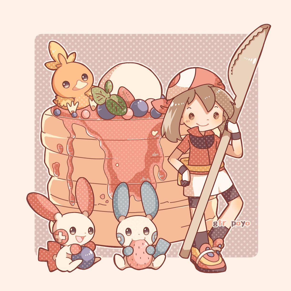 絵本のようなかわいい絵を描かせていただきます ほわほわっとした線に柔らかい色を載せ、優しい世界を届けます！ イメージ5