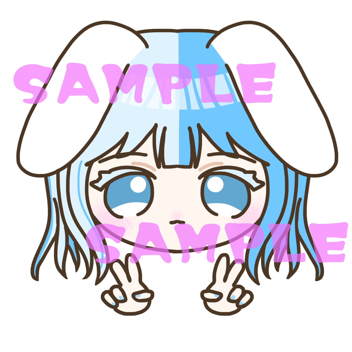 SNS用アイコン描きます デフォルメアイコン描きます！男女どちらでもOKです。 イメージ3