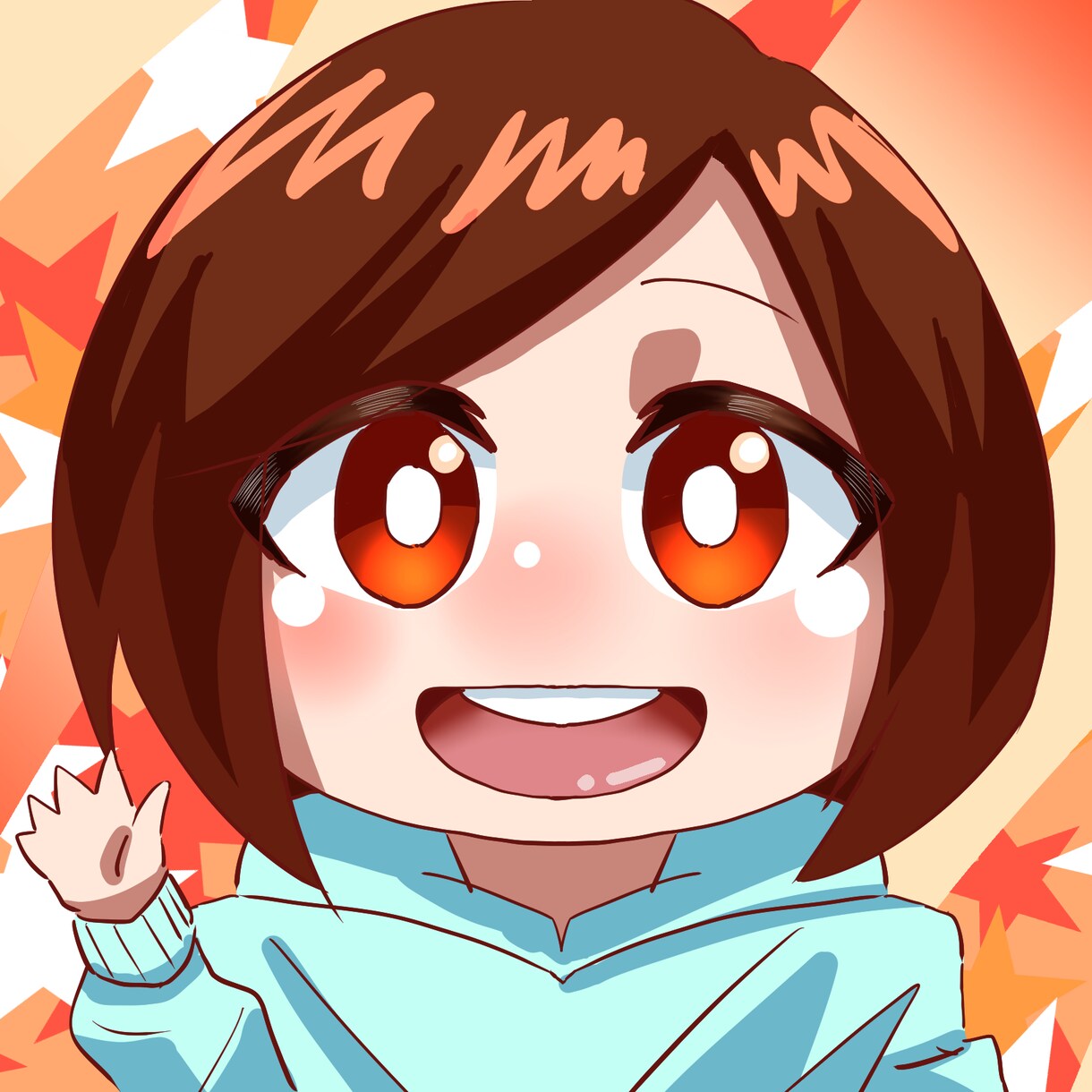ポップなミニキャラアイコン描きます あなたのキャラクターやあなたをポップなキャラアイコンに！ イメージ2