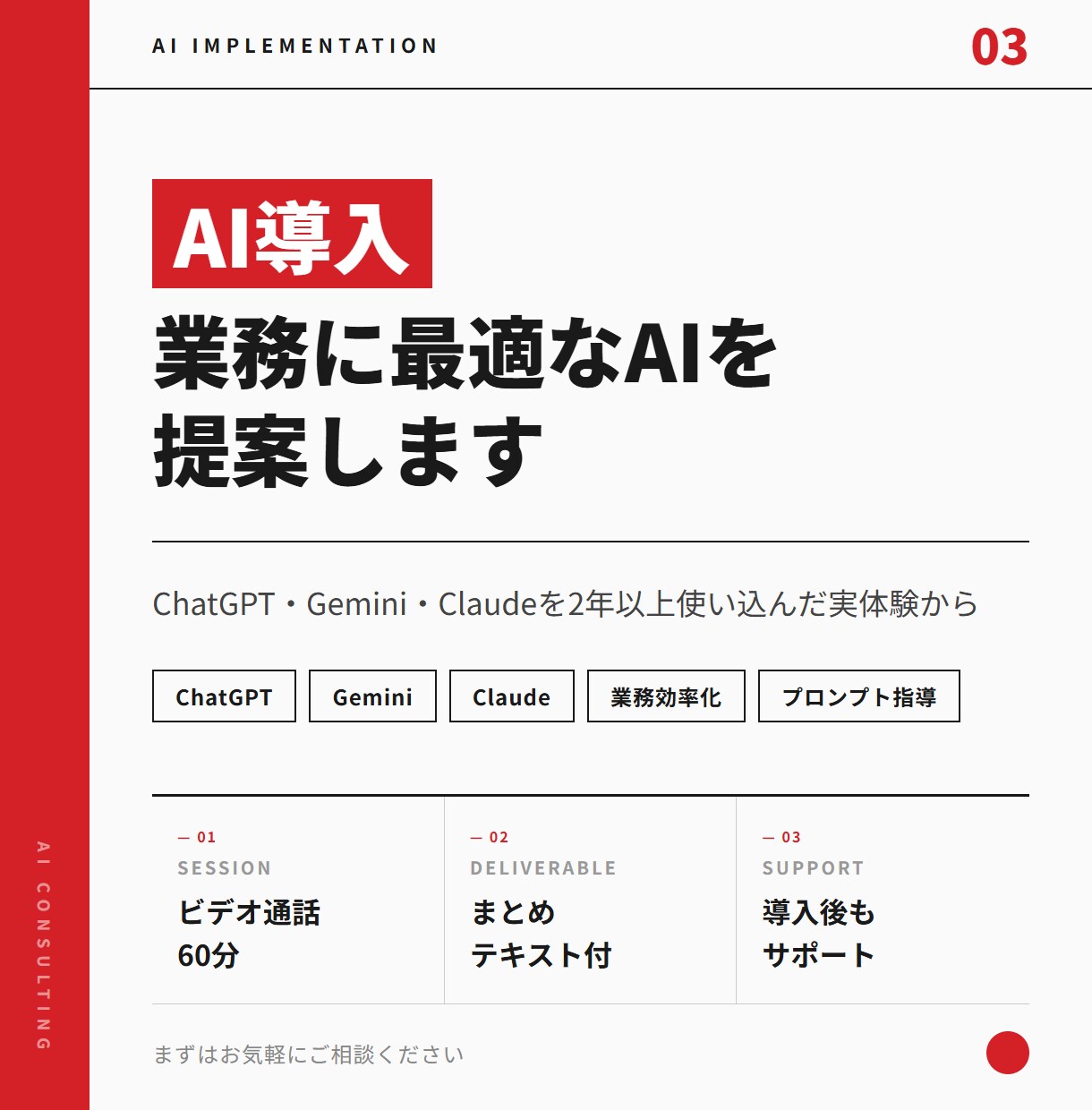 ChatGPT,Claudeの活用アドバイスします 3つのAIを2年以上使った経験から、最適なAIを提案します イメージ1
