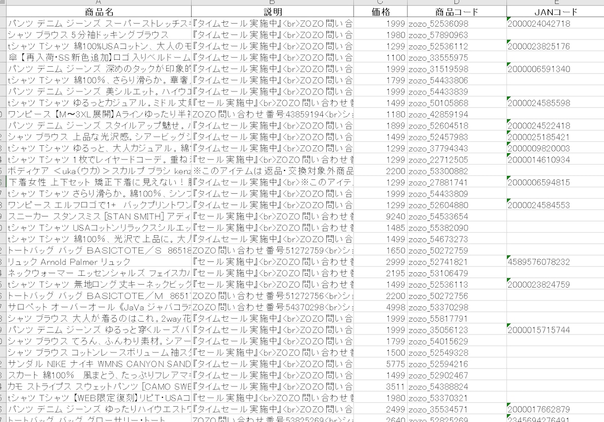 yahooショッピングデータ取得ツールを作成します 商品名,価格,商品説明,JANコード,URL等々の収集 イメージ2