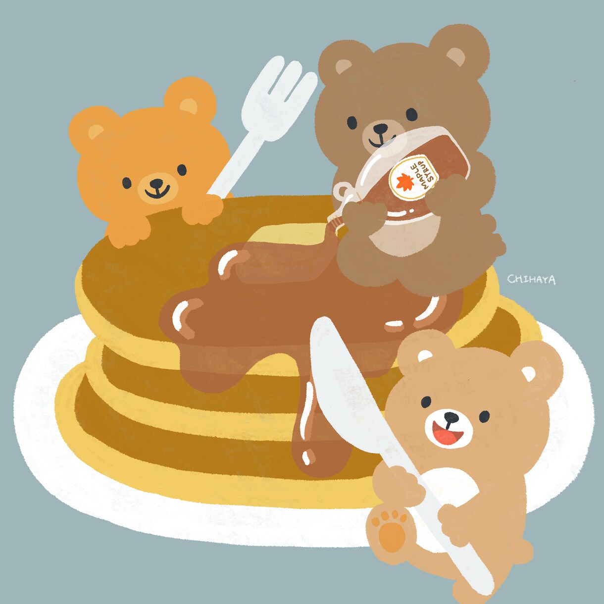 ほのぼのした可愛らしい動物・子どもイラスト描きます 子ども向けイベントのポスター、児童書の表紙・挿絵などに！ イメージ6
