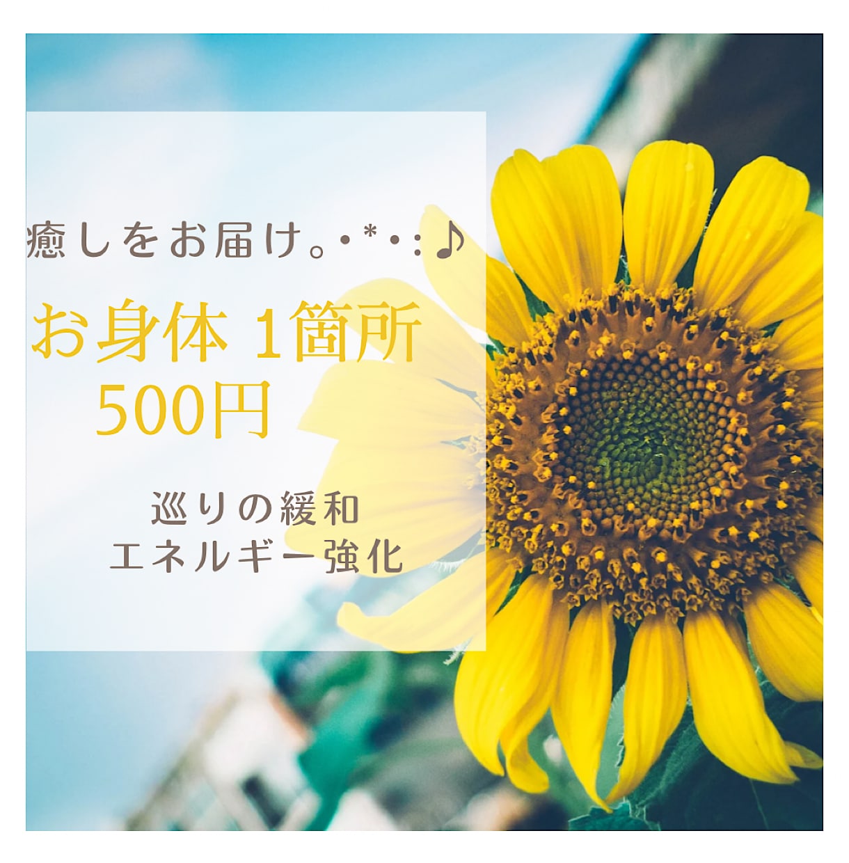 お身体の気になる箇所へ集中的に光をお届けします 巡りの緩和、エネルギー補充・強化、バリア機能UP！！ イメージ1