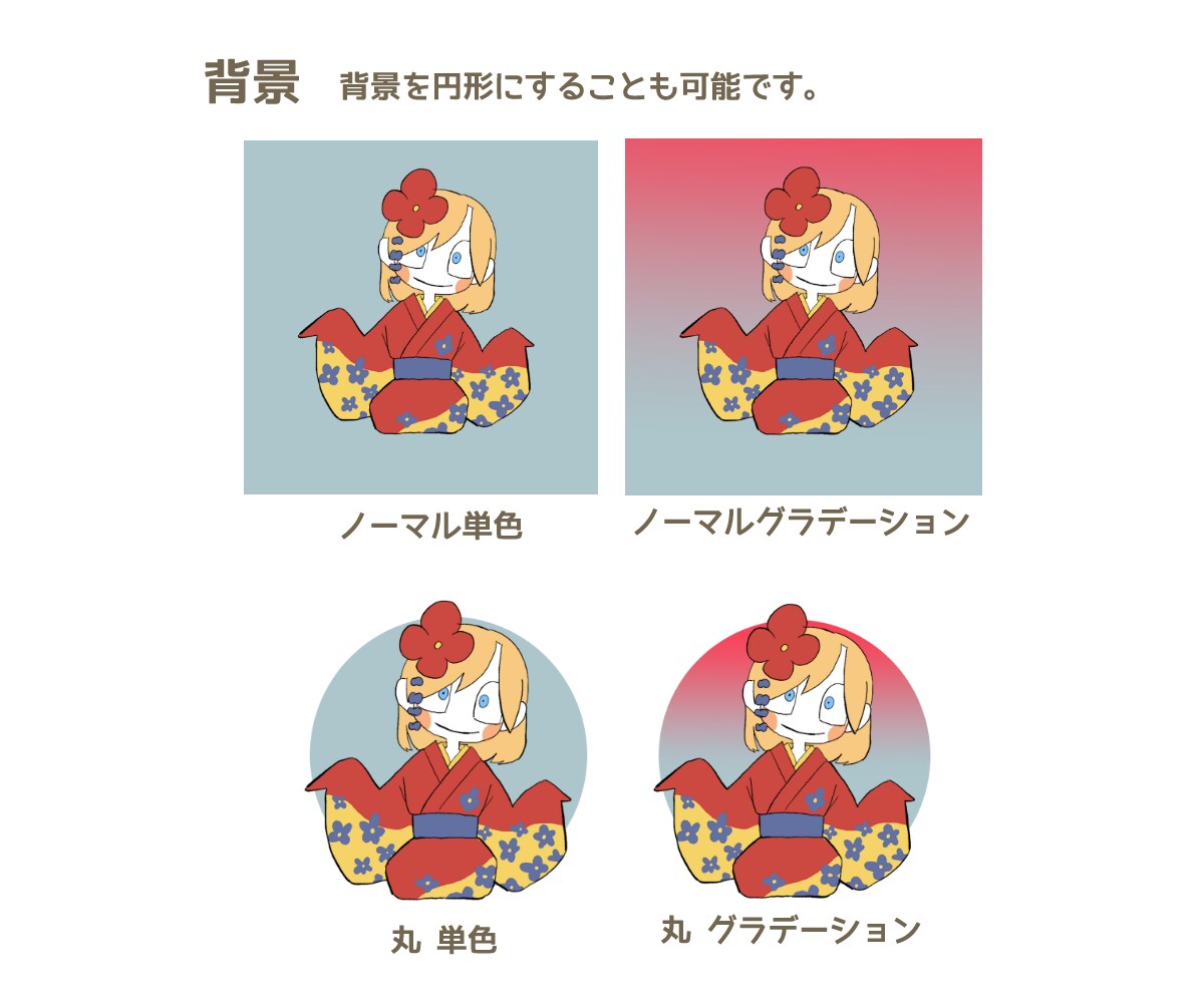 デフォルメでかわいいイラストを提供します デフォルメで可愛いアイコン/イラストを描きます！ イメージ9