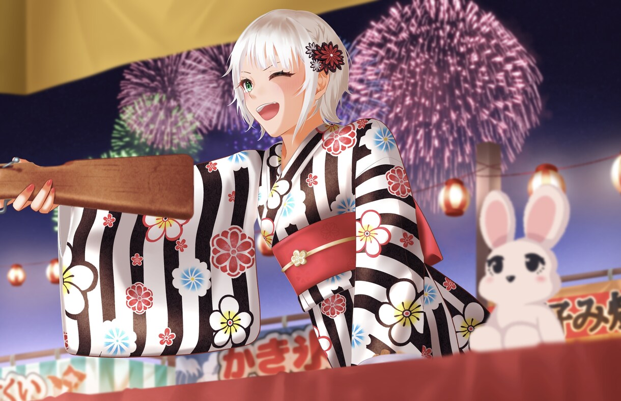 アイコン、キャラデザ、立ち絵等をお描きします 最短1週間で納品！！商用利用可能 イメージ3