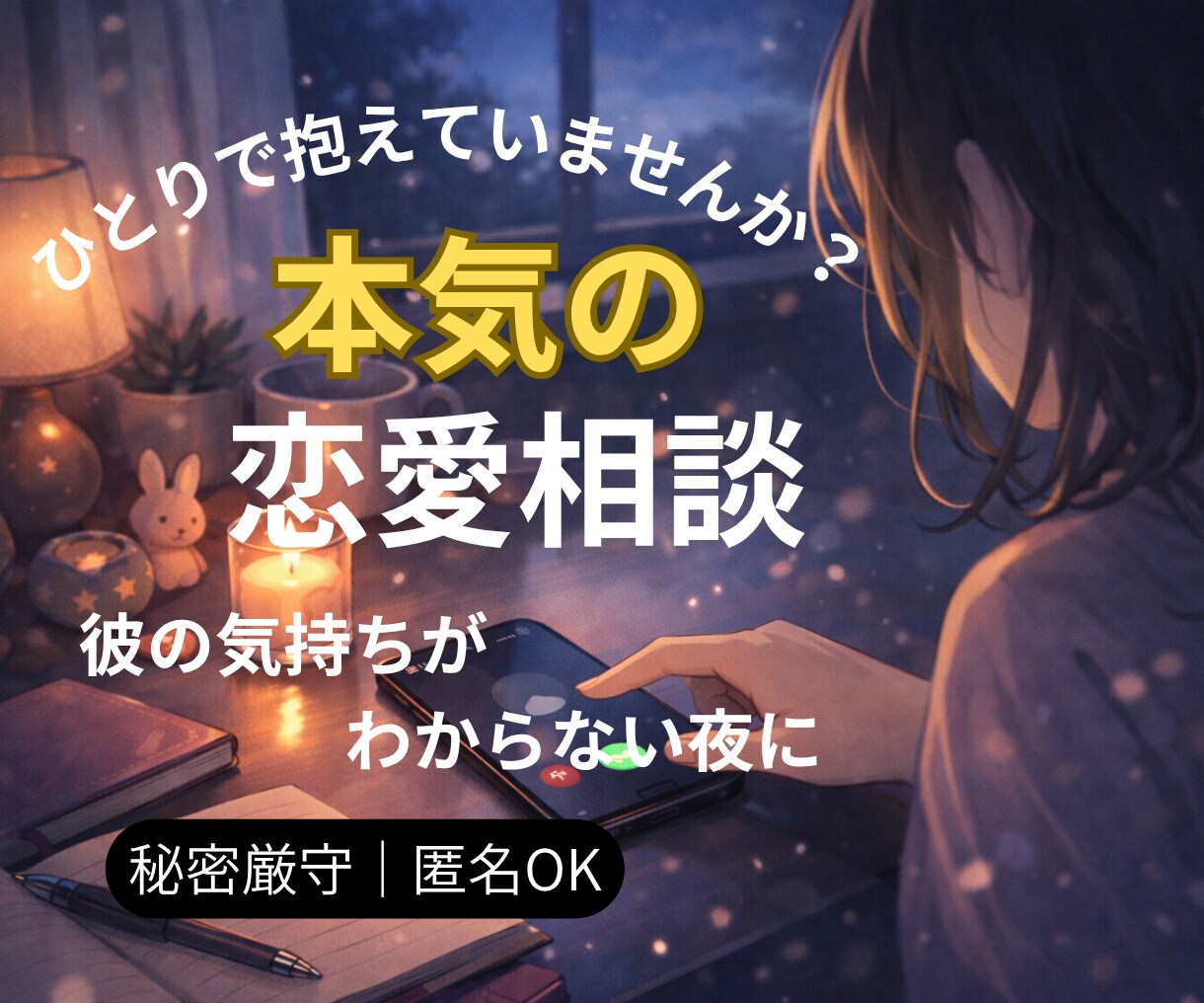 この恋どうすべきか、答え出します ★無理せずあなたのペースで支えます イメージ1