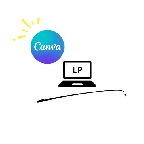 Canvaで訴求力のあるLP制作いたします どなたでも簡単にLP公開できます イメージ1