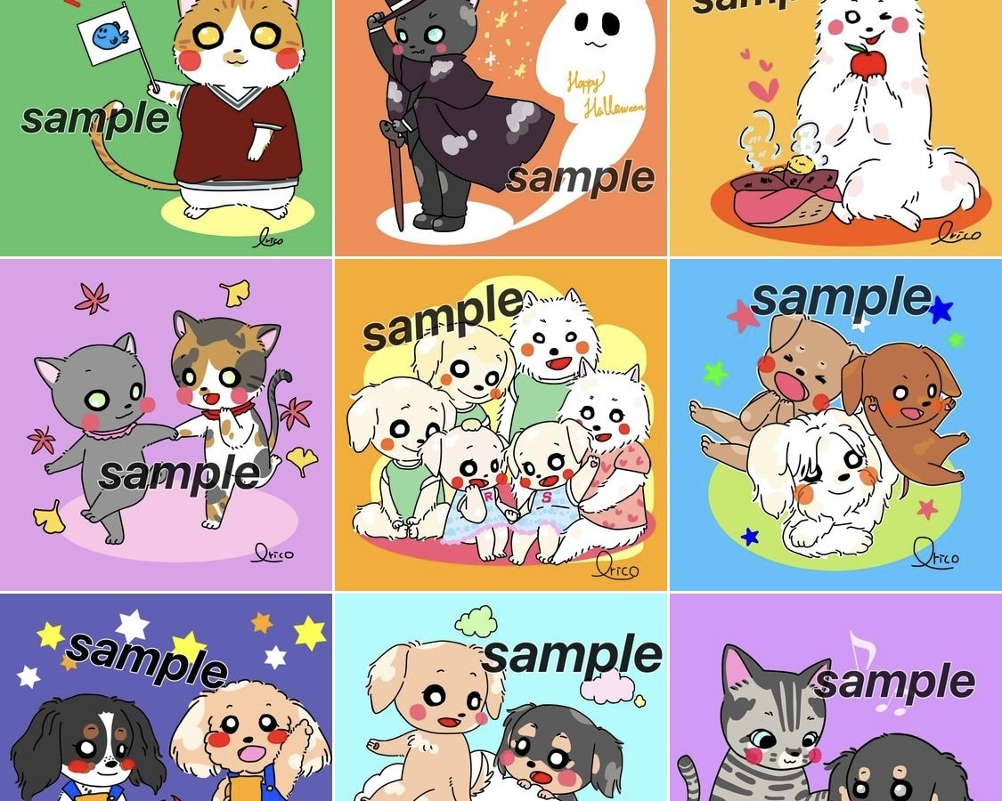 可愛いペットさんイラストにします 愛しいペットさんを可愛くイラスト化！(おまけ付き) イメージ2