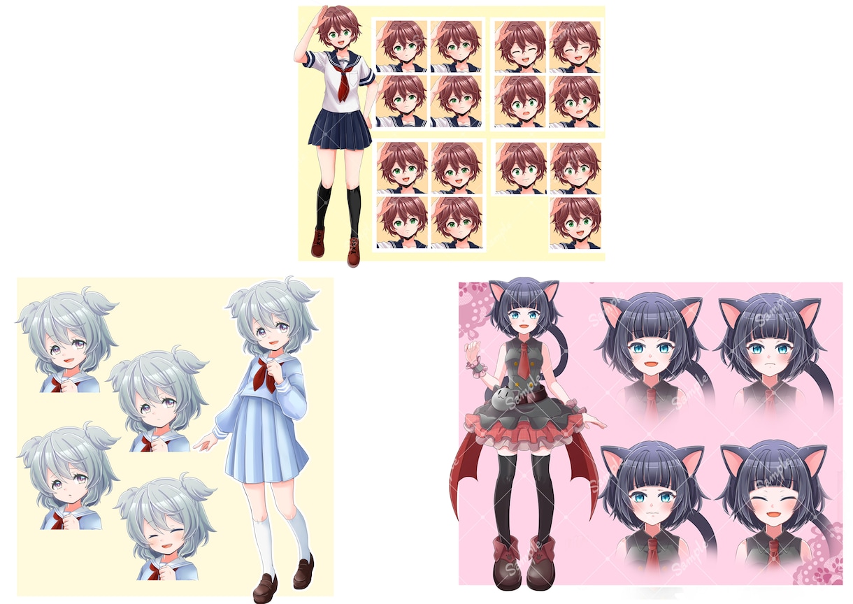 立ち絵＆SDフルセット承ります 実績作りの為、数量限定の大特価！これさえあれば何でもできる！ イメージ4
