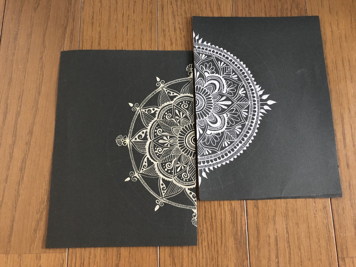 ロゴや文字を模様で埋めます 曼荼羅風模様などを丁寧に手描きで描かせて頂きます。 イメージ6
