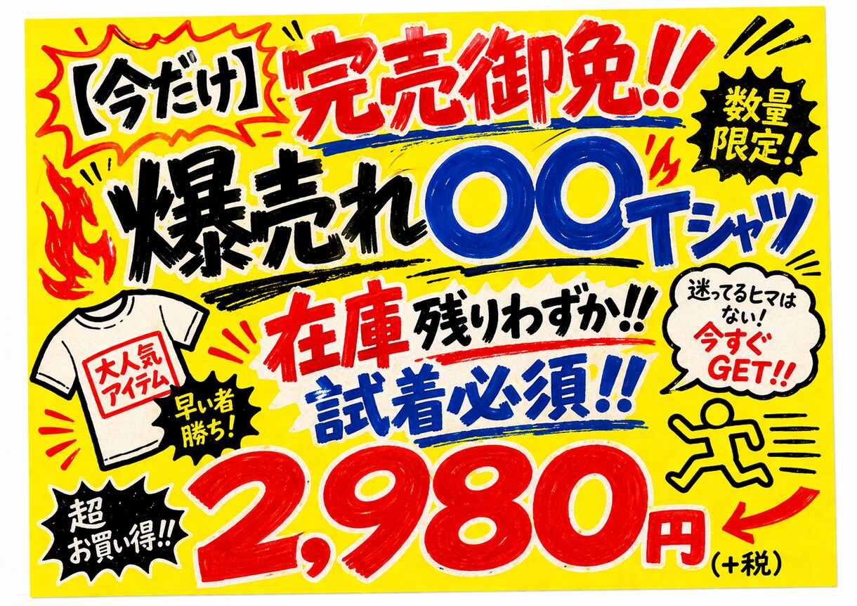 バズる！売れる手書きPOP作ります 視線を奪いSNS拡散も狙える戦略的POP！ イメージ4